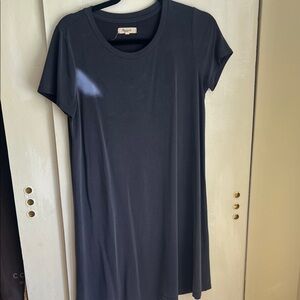 Madewell Navy T-Shirt Dress